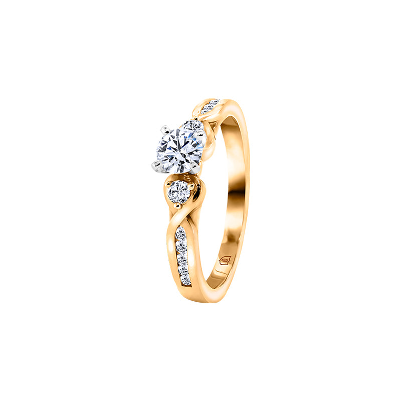 Giorgia Rose  <p>  Engagement Ring </p> <p> 18k Yellow gold and diamond </p> <p> <FONT SIZE=2>  DRE2967R03MH18Y </font> </p>