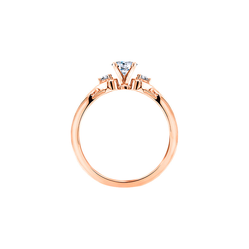 Giorgia Rose  <p>  Engagement Ring </p> <p> 18k Rose gold and diamond </p> <p> <FONT SIZE=2>  DRE2967R03MH18R </font> </p>