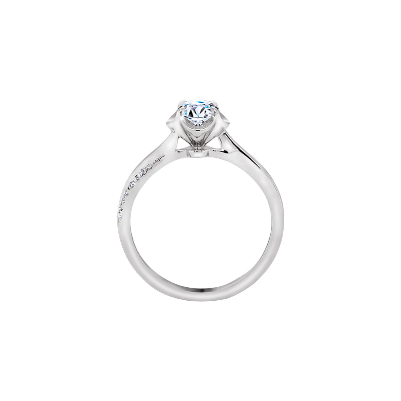 Giorgia Rose  <p>  Engagement Ring </p> <p> 18k white gold and diamond </p> <p> <FONT SIZE=2>  DRB5480R04MH18W </font> </p>