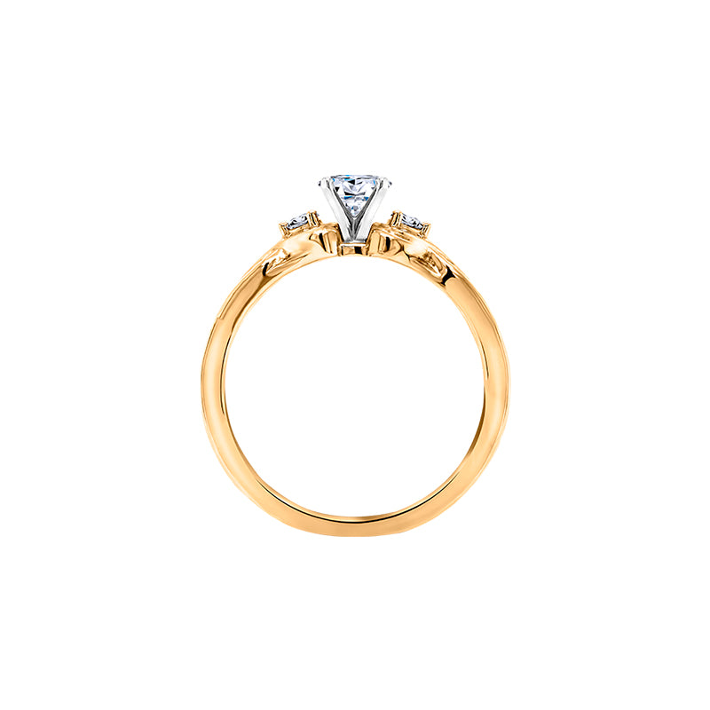 Giorgia Rose  <p>  Engagement Ring </p> <p> 18k Yellow gold and diamond </p> <p> <FONT SIZE=2>  DRE2967R03MH18Y </font> </p>