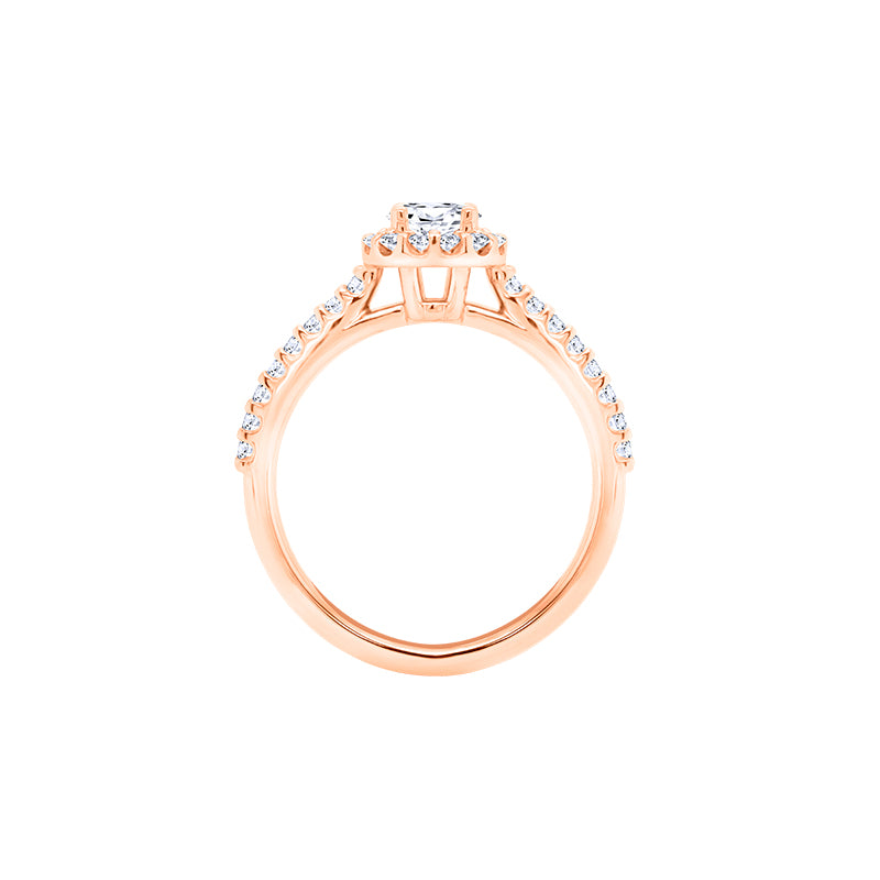 Giorgia Rose  <p>  Engagement Ring </p> <p> 18k Rose gold, diamond </p> <p> <FONT SIZE=2>  CGR004 </font> </p>