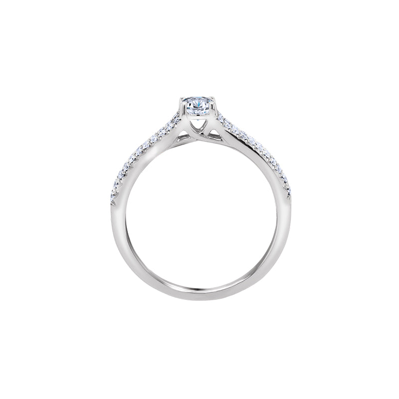 Giorgia Rose  <p>  Engagement Ring </p> <p> 18k White gold and diamond </p> <p> <FONT SIZE=2>  DRD0147R02M18W </font> </p>