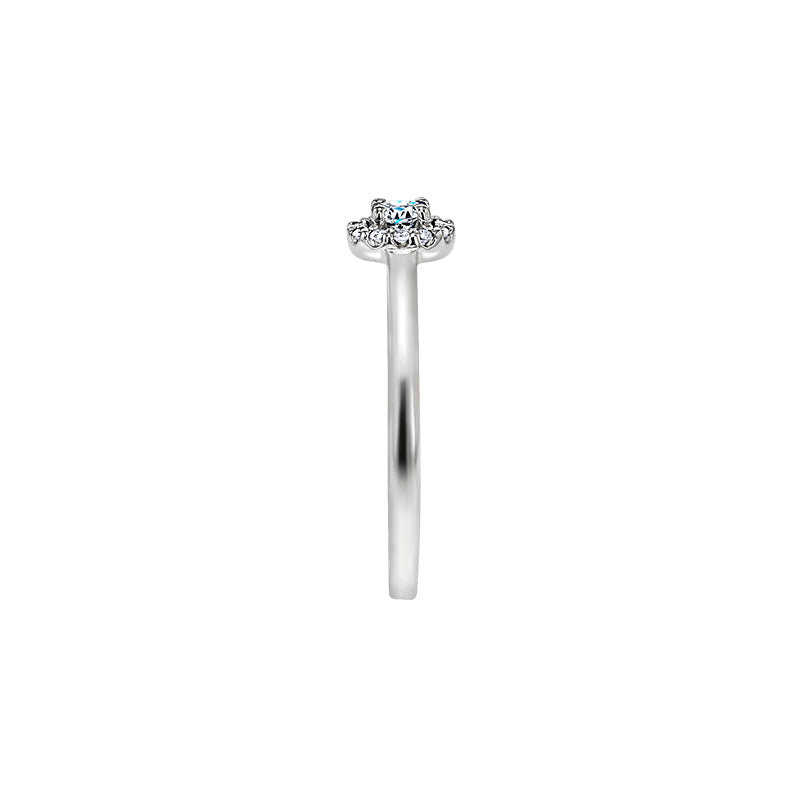 Giorgia Rose  <p>  Engagement Ring </p> <p> 18k white gold and diamond </p> <p> <FONT SIZE=2>  Cgr001 </font> </p>