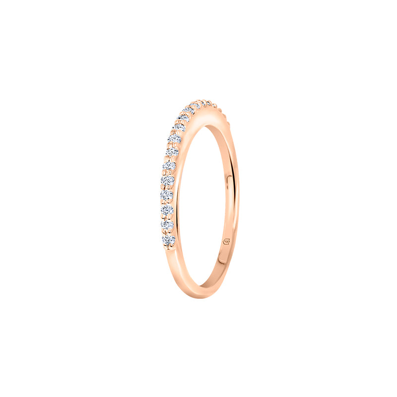 Giorgia Rose  <p>  Wedding Ring </p> <p> 18k Rose gold and diamond  </p> <p> <FONT SIZE=2>  AGR002 </font> </p>