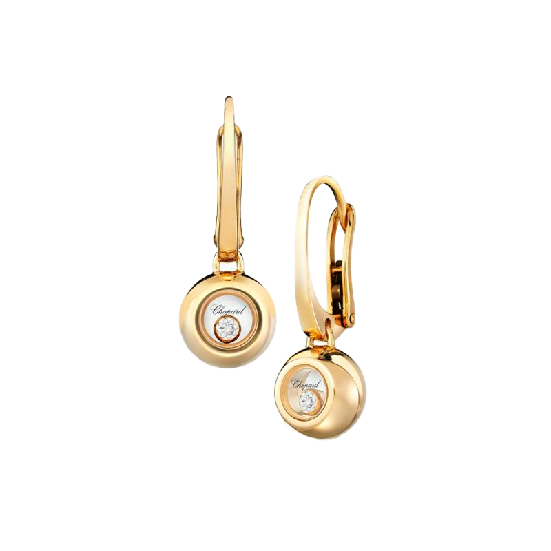 CHOPARD  <p> Earring  Miss happy   </p> <p> 18k Rose gold and diamond </p> <p> <FONT SIZE=2> 839011-5001 </font> </p>